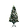 Árbol de Navidad helado con luces, bolas y piñas 180 cm de vidaXL, Arboles de navidad - Ref: Foro24-3077531, Precio: 142,99 €...