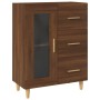 Aparador de madera de ingeniería marrón roble 69,5x34x90 cm de vidaXL, Aparadores - Ref: Foro24-817365, Precio: 93,04 €, Desc...