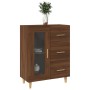 Aparador de madera de ingeniería marrón roble 69,5x34x90 cm de vidaXL, Aparadores - Ref: Foro24-817365, Precio: 93,04 €, Desc...