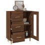 Aparador de madera de ingeniería marrón roble 69,5x34x90 cm de vidaXL, Aparadores - Ref: Foro24-817365, Precio: 93,04 €, Desc...