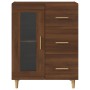 Aparador de madera de ingeniería marrón roble 69,5x34x90 cm de vidaXL, Aparadores - Ref: Foro24-817365, Precio: 93,04 €, Desc...