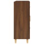 Aparador de madera de ingeniería marrón roble 69,5x34x90 cm de vidaXL, Aparadores - Ref: Foro24-817365, Precio: 93,04 €, Desc...