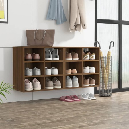 Shoe rack furniture 2 units oak brown color 52.5x30x50 cm by vidaXL, Lockers and storage cabinets - Ref: Foro24-820513, Price...