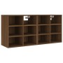 Shoe rack furniture 2 units oak brown color 52.5x30x50 cm by vidaXL, Lockers and storage cabinets - Ref: Foro24-820513, Price...