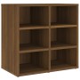 Shoe rack furniture 2 units oak brown color 52.5x30x50 cm by vidaXL, Lockers and storage cabinets - Ref: Foro24-820513, Price...