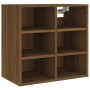 Shoe rack furniture 2 units oak brown color 52.5x30x50 cm by vidaXL, Lockers and storage cabinets - Ref: Foro24-820513, Price...