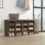 Shoe rack furniture 2 units oak brown color 52.5x30x50 cm by vidaXL, Lockers and storage cabinets - Ref: Foro24-820513, Price...