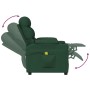 Dunkelgrüner Massagesessel aus Stoff von vidaXL, Elektrische Massagesessel - Ref: Foro24-348088, Preis: 266,41 €, Rabatt: %