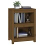 Estantería madera maciza de pino marrón miel 50x35x68 cm de vidaXL, Librerías y estanterías - Ref: Foro24-821702, Precio: 52,...