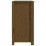 Estantería madera maciza de pino marrón miel 50x35x68 cm de vidaXL, Librerías y estanterías - Ref: Foro24-821702, Precio: 52,...