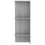 Mueble de recibidor madera ingeniería gris Sonoma 97,5x37x99 cm de vidaXL, Taquillas y armarios de almacenamiento - Ref: Foro...