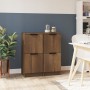 Sideboards 2 pcs oak brown plywood30x30x70 cm by vidaXL, Sideboards - Ref: Foro24-817023, Price: 66,72 €, Discount: %