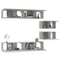 Set de muebles de TV 6 pzas madera contrachapada gris hormigón de vidaXL, Muebles TV - Ref: Foro24-3114601, Precio: 199,63 €,...