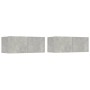 Set de muebles de TV 6 pzas madera contrachapada gris hormigón de vidaXL, Muebles TV - Ref: Foro24-3114609, Precio: 254,62 €,...