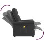 Schwarzer Massagesessel aus Kunstleder von vidaXL, Elektrische Massagesessel - Ref: Foro24-348040, Preis: 230,78 €, Rabatt: %