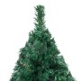 Vorbeleuchteter Weihnachtsbaum mit Lichtern und grünen Kugeln 120 cm von vidaXL, Weihnachtsbäume - Ref: Foro24-3077534, Preis...