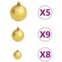 Pre-lit Christmas tree with lights and green balls 120 cm by vidaXL, Christmas trees - Ref: Foro24-3077534, Price: 56,28 €, D...