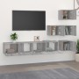 Wall-mounted TV stand made of gray Sonoma plywood. by vidaXL, TV Furniture - Ref: Foro24-3114580, Price: 147,99 €, Discount: %