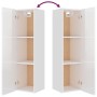 Set de muebles de TV 4 pzas madera contrachapada blanco brillo de vidaXL, Muebles TV - Ref: Foro24-3114210, Precio: 204,99 €,...