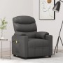 Sillón de masaje de cuero sintético gris de vidaXL, Sillones de masaje eléctricos - Ref: Foro24-348066, Precio: 257,97 €, Des...