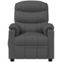 Sillón de masaje de cuero sintético gris de vidaXL, Sillones de masaje eléctricos - Ref: Foro24-348066, Precio: 257,97 €, Des...