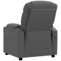 Sillón de masaje de cuero sintético gris de vidaXL, Sillones de masaje eléctricos - Ref: Foro24-348066, Precio: 257,97 €, Des...