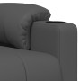 Sillón de masaje de cuero sintético gris de vidaXL, Sillones de masaje eléctricos - Ref: Foro24-348066, Precio: 257,97 €, Des...