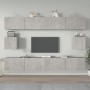 6-piece TV furniture set made of gray concrete plywood. by vidaXL, TV Furniture - Ref: Foro24-3114369, Price: 242,77 €, Disco...