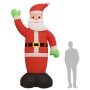 Papá Noel inflable de Navidad con LED 370 cm de vidaXL, Luces de Navidad - Ref: Foro24-345267, Precio: 91,28 €, Descuento: %