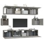 Set de muebles de TV 6 pzas madera contrachapada gris hormigón de vidaXL, Muebles TV - Ref: Foro24-3114361, Precio: 178,05 €,...