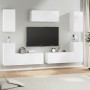 7-piece white plywood TV furniture set by vidaXL, TV Furniture - Ref: Foro24-3114302, Price: 262,11 €, Discount: %