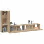 TV-Möbelset 3-teilig Sonoma-Eiche-Sperrholz von vidaXL, TV-Möbel - Ref: Foro24-3114320, Preis: 175,03 €, Rabatt: %