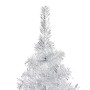 Beleuchteter Weihnachtsbaum mit Lichtern und Kugeln silber 210 cm von vidaXL, Weihnachtsbäume - Ref: Foro24-3077525, Preis: 1...