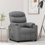 Sillón de masaje tela gris claro de vidaXL, Sillones de masaje eléctricos - Ref: Foro24-348082, Precio: 239,99 €, Descuento: %