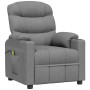 Sillón de masaje tela gris claro de vidaXL, Sillones de masaje eléctricos - Ref: Foro24-348082, Precio: 239,99 €, Descuento: %