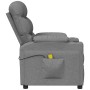 Sillón de masaje tela gris claro de vidaXL, Sillones de masaje eléctricos - Ref: Foro24-348082, Precio: 239,99 €, Descuento: %