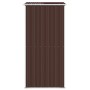 Cobertizo jardín acero galvanizado marrón oscuro 192x108x223 cm de vidaXL, Cobertizos - Ref: Foro24-319273, Precio: 268,52 €,...