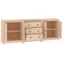 Solid pine wood sideboard 210x35x80 cm by vidaXL, Sideboards - Ref: Foro24-3114069, Price: 270,98 €, Discount: %