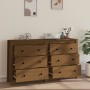 Honigbraunes Sideboard aus massivem Kiefernholz, 140 x 35 x 80 cm von vidaXL, Sideboards - Ref: Foro24-3114082, Preis: 189,99...