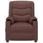 Sillón de masaje cuero sintético marrón de vidaXL, Sillones de masaje eléctricos - Ref: Foro24-348051, Precio: 239,99 €, Desc...