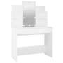 LED white plywood vanity set by vidaXL, Bedroom Dressers - Ref: Foro24-3114123, Price: 178,99 €, Discount: %