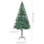 Árbol de Navidad helado con luces, bolas y piñas 180 cm de vidaXL, Arboles de navidad - Ref: Foro24-3077528, Precio: 65,99 €,...