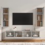 Set de muebles de TV 4 pzas madera contrachapada gris hormigón de vidaXL, Muebles TV - Ref: Foro24-3114201, Precio: 160,99 €,...