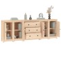 Sideboard aus massivem Kiefernholz, 230 x 35 x 80 cm von vidaXL, Sideboards - Ref: Foro24-3114074, Preis: 300,16 €, Rabatt: %