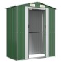 Cobertizo de jardín acero galvanizado verde 192x108x223 cm de vidaXL, Cobertizos - Ref: Foro24-319267, Precio: 251,30 €, Desc...