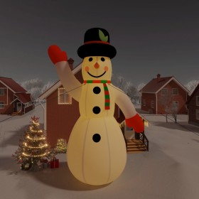 Weihnachts aufblasbarer Schneemann mit LED 1000 cm von vidaXL, Weihnachtsbeleuchtung - Ref: Foro24-345282, Preis: 276,99 €, R...