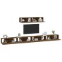 Set de muebles de TV 6 pzas madera contrachapada roble ahumado de vidaXL, Muebles TV - Ref: Foro24-3114611, Precio: 269,49 €,...