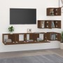 Brown oak plywood TV wall cabinet by vidaXL, TV Furniture - Ref: Foro24-3114581, Price: 169,11 €, Discount: %