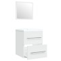 Mueble de baño con lavabo madera contrachapada blanco de vidaXL, Tocadores de baño - Ref: Foro24-3114163, Precio: 129,08 €, D...