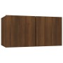 Brown oak plywood TV wall cabinet by vidaXL, TV Furniture - Ref: Foro24-3114589, Price: 271,99 €, Discount: %